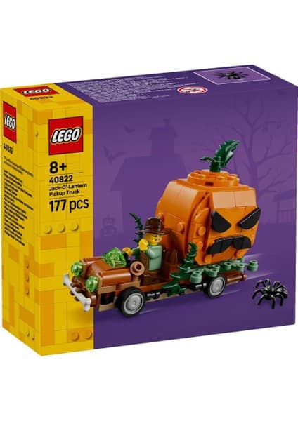 LEGO Iconic 40822 Jack-O-Lantern Pickup Truck