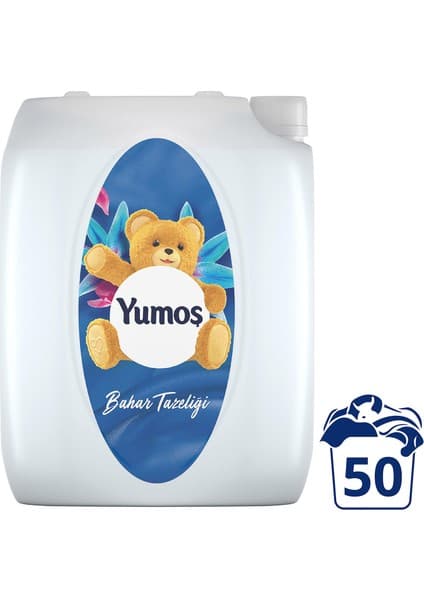 Yumoş 5 Lt Çamaşır Yumuşatıcısı Bahar Tazeliği ile 50 Yıkama Yumuşaklık Avantajı Sunar