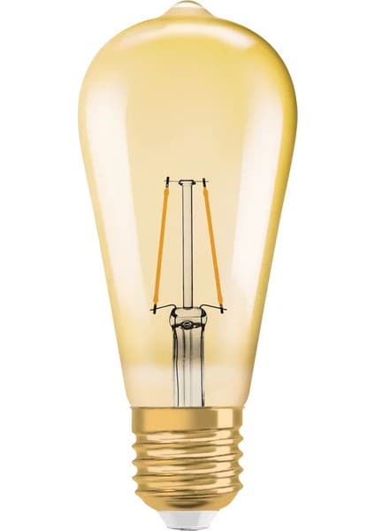 Osram LED Vintage Gold Edison 6.5W 2700K 806LM E27 Duy Flamanlı Sarı Işık Ampul / 4099854394232
