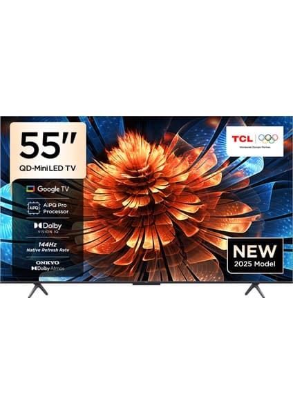TCL 55Q6C 55" 139 Ekran Uydu Alıcılı 4K Ultra HD MiniLED Google TV