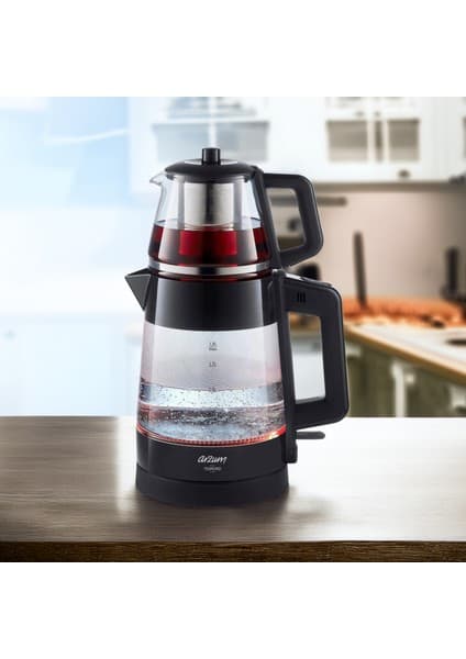 Arzum AR3136 Teamond Çay Makinesi - Siyah