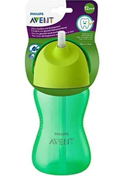 Philips Avent Pipetli Bardak 12 Ay+ 300 ml Yeşil, SCF798/01
