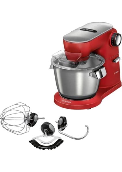 Bosch MUM9A66R00 Serie 8 Mutfak Makinesi OptiMUM 1600 W Kırmızı, Gümüş