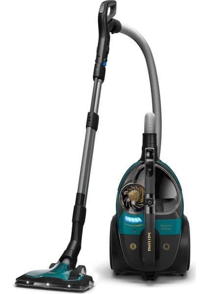 Philips Marathon Ultimate Toz Torbasız Elektrikli Süpürge, 899 W, PowerCyclone 10, TriActive Ultra LED Başlık, Power Max Sensör, XB9185/07