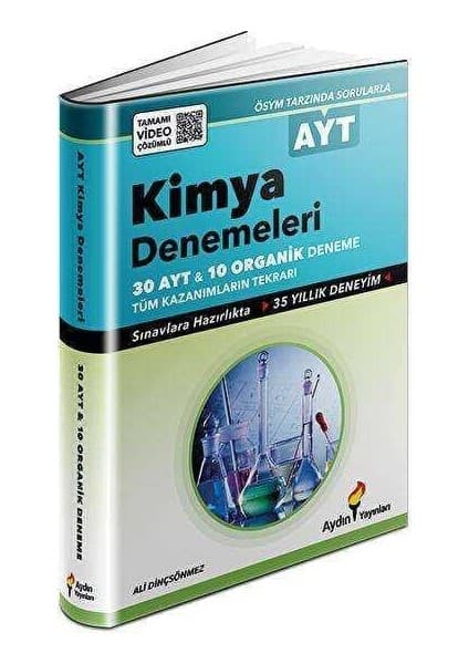 Aydın Yayınları AYT Kimya 30x13 ve Organik Denemeler 10x13 Tamamı Video Çözümlü