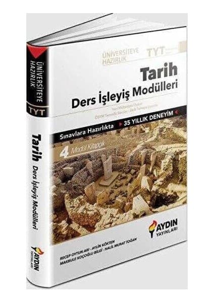 Aydın Yayınları TYT Tarih Ders İşleyiş Modülleri