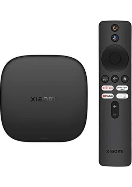 Xiaomi Mi Box S 4K Android TV Box 3. Nesil 2 GB RAM HDMI ve Wi-Fi Desteği Siyah - 4k Android Tv Box S Medya Oynatıcı (3. NESİL) (Xiaomi Türkiye Garantili)