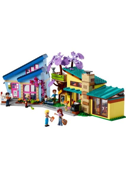 LEGO ® Friends Olly ve Paisley'nin Aile Evleri 42620 - 7 Yaş & Üzeri Çocuklar için Yaratıcı Oyuncak Yapım Seti (1126 Parça)