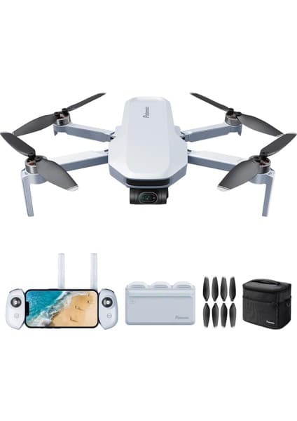 Potensic Atom 3eksenli Gimbal 4K/30FPS Gps, 96DK Uçuş, 6 Km, Görsel Takip Profesyonel Drone