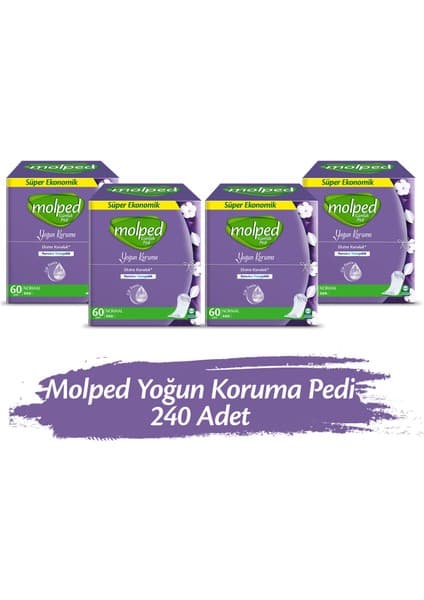 Molped Yoğun Koruma Günlük Ped 240 Adet