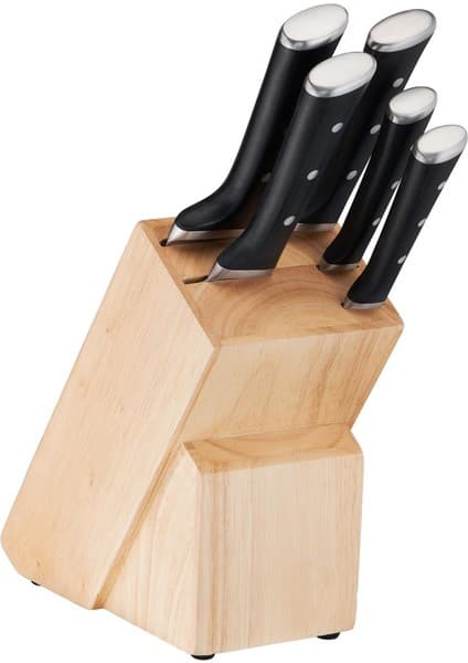 Tefal Ice Force Bıçak Seti - (5 Bıçak & Ahşap Stand)