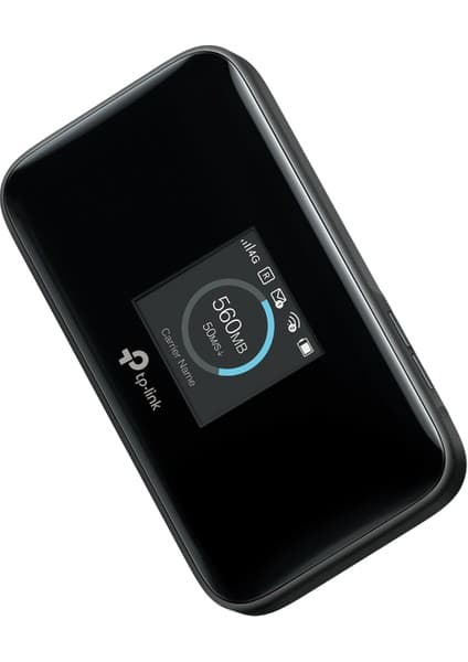 TP-Link M7750 | 600 Mbps Lte-Advanced Mobile Wi-Fi | CAT12 Destekli | Çift Bant (867 Mbps + 300 Mbps), 32 Cihaz Bağlantısı | 3280 Mah Batarya | Ekran Göstergeli, Microsd Destekli