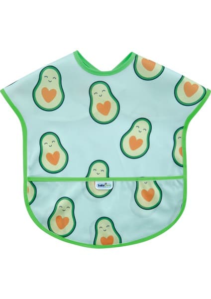 Babyjem Baskılı Blw Kolsuz Mama Önlüğü Avakado Desen