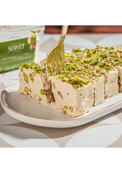 Servet Rafine Şeker İlavesiz - Antep Fıstıklı Helva 400g