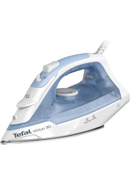 Tefal FV2C40 Virtuo 27 gr Sürekli Buhar ve 120 gr Şok Buharlı 2000 Watt Buharlı Ütü