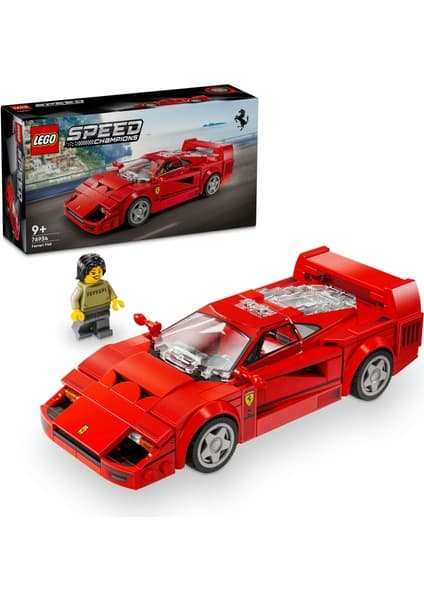 LEGO ® Speed Champions Ferrari F40 Süper Araba 76934 – 9 Yaş Ve Üzeri Çocuklar İçin Oyuncak Araç Modeli Yapım Seti (318 P)