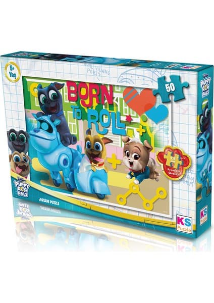 KS Games KS Puppy Dog Pals 50 Parça Puzzle