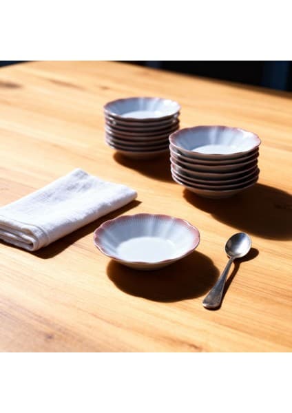 Güral Porselen Acem 12 Parça 10 cm Çay Tabağı 30526