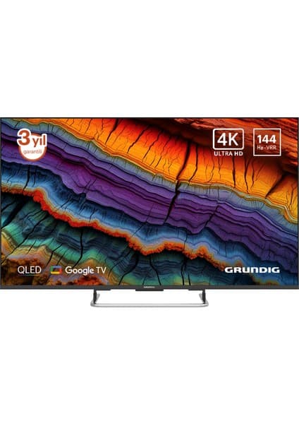 Grundig 55 GQ 800A 55" 139 Ekran Uydu Alıcılı 4K Ultra HD Google Smart QLED TV