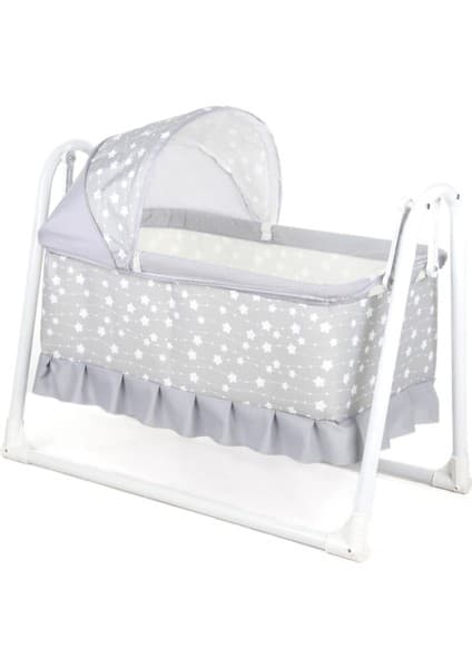Tommybaby Yuvam Lüx Sepet Beşik Portatif Bebek Beşiği Sallanır Beşik