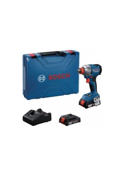 Bosch Gdx 18V-285 2 x 2AH Akülü Darbeli Somun Sıkma - 06019N2122
