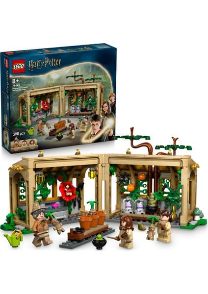 LEGO ® Harry Potter Hogwarts Şatosu: Bitkibilim Dersi 76445 - 8 Yaş ve Üzeri Çocuklar için Minifigür İçeren Yapım Seti (390 Parça)