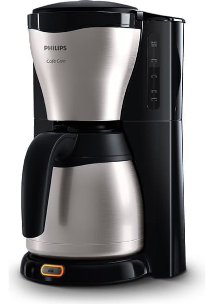 Philips HD7546/20 Cafe Gaia Gri Filtre Kahve Makinesi 15 Fincan Kapasitesi ile Otomatik Kapanma