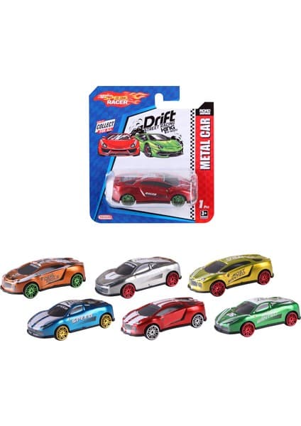 Toysan Speed Racer Tekli Metal Araba 1/24 Ölçekli Diecast Model Türkiye Menşeli
