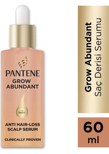 Pantene Grow Abundant Dökülme Karşıtı Saç Derisi Serumu 60 ml Hacim ve Dolgunluk Veren Etkili Formül
