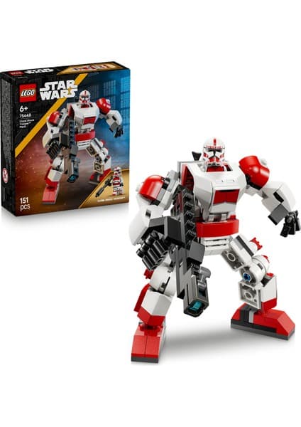 LEGO ® Star Wars™ Klon Şok Trooper™ Robotu 75448 - 6 Yaş ve Üzeri Çocuklar için Aksiyon Figürü Yapım Seti (151 Parça)