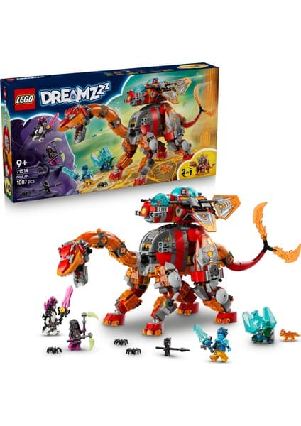 LEGO ® DREAMZzz™ Dinozor Jet 71514 - 9 Yaş ve Üzeri Çocuklar için 2 Model ve 4 Minifigür İçeren Yaratıcı Oyuncak Yapım Seti (1007 Parça)