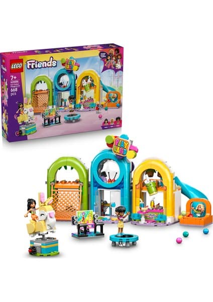 LEGO ® Friends Eğlenceli Kapalı Oyun Parkı 42686 – 7 Yaş ve Üzeri Çocuklar için Yaratıcı Oyuncak Yapım Seti (668 Parça)