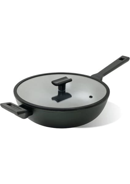 Sambonet Wok Kızartma Tavası 30 cm Tıtan Pro Green