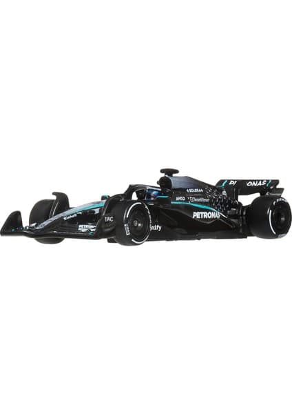 Hot Wheels ® F1 - Mercedes (Russell) - 1:64 ölçekli premium metal Formula 1® oyuncak yarış arabası, koleksiyona uygun JKD80