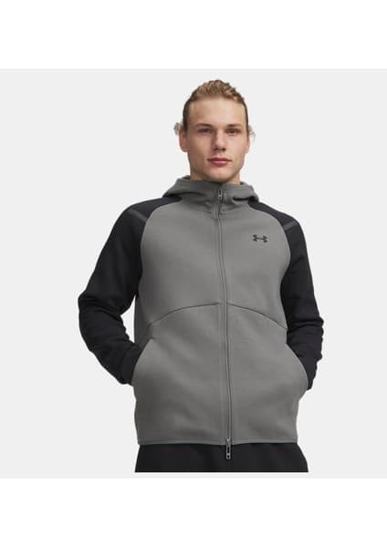Under Armour Erkek UA Unstoppable Fleece Tam Fermuarlı HD EU Sweatshirt