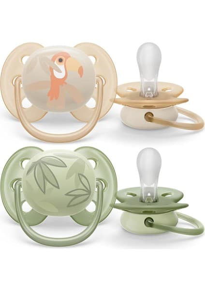 Philips Avent Ultra Soft Emzik 0-6 Ay, 2'li Erkek, SCF091/07