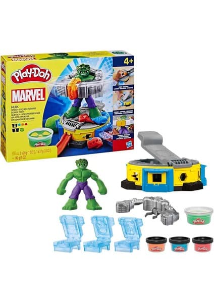 Play-Doh Play Doh Marvel Hulk Ez ve Sıkıştır Oyun Hamuru Seti