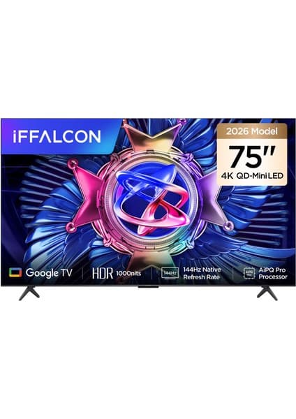 iFFALCON 75U95A 75'' 190 Ekran Uydu Alıcılı 4K Ultra HD Google MiniLED TV
