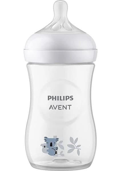 Philips Avent Doğal Tepkili Koala Desenli Pp Biberon 260ML, 3-6 Ay, SCY903/67