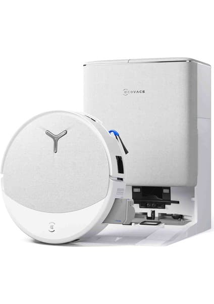 Ecovacs DEEBOT T90 PRO Omni Robot Süpürge ve Paspas, 30.000 Pa Emiş Gücü, Hızlı Şarj , TruEdge Özellikli OZMO Roller 3.0 Paspas Sistemi, Otomatik Temizlik Solüsyonu Dozajlama, Akıllı Omni İstasyon