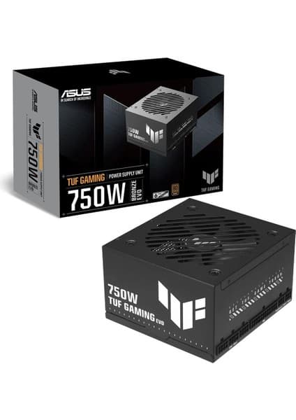 Asus 750W Tuf Gamıng 750B Evo 80+ Bronze Tam Modüler Atx 3.1 Pcıe Gen 5.1 Güç Kaynağı