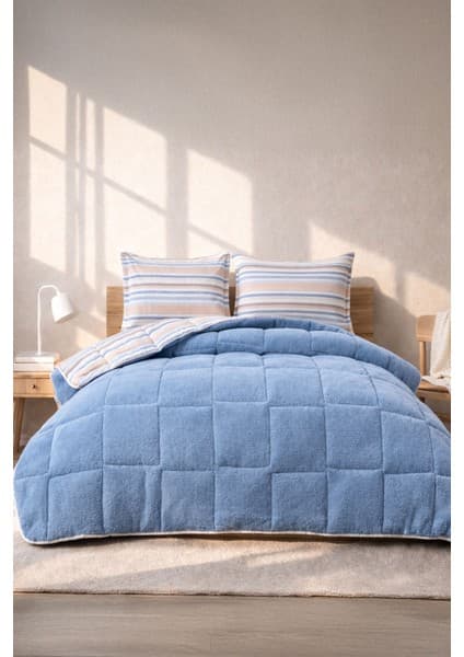 Elart West Comfort Uyku Seti Çift Kişilik (195X215 Cm) Mavi