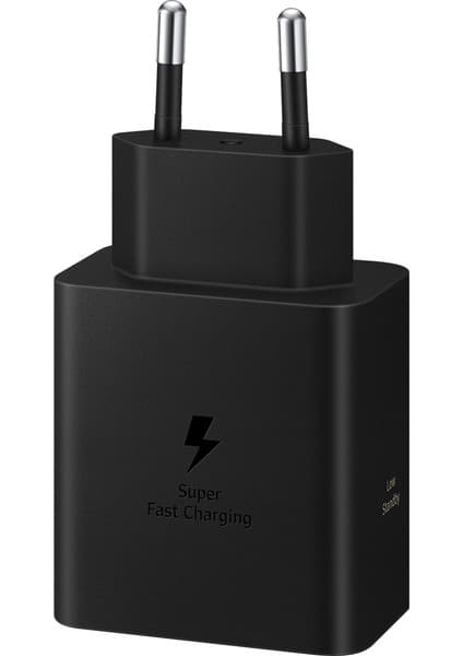 Samsung 60W Süper Hızlı Type-C Şarj Adaptörü - Siyah