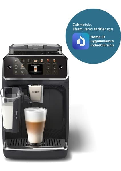 Philips 5500 Serisi Lattego Tam Otomatik Espresso Makinesi 20 Sıcak Ve Soğuk İçecek, Renkli Dokunmatik Ekran, Ep5541/50