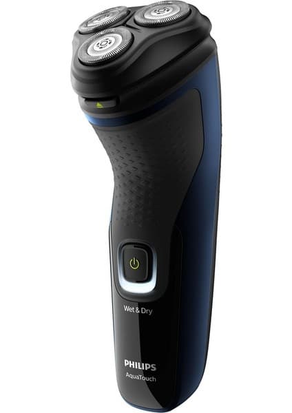 Philips AquaTouch S1323/41 Islak Kuru Tıraş Makinesi Siyah Renk Kablosuz Kullanım ve Favori Ek Başlık
