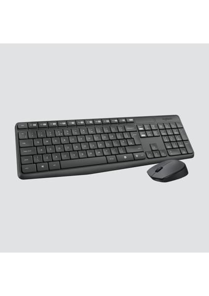 Logitech MK235 Kablosuz Q Klavye Mouse Seti