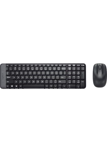 Logitech MK220 Q Tr Siyah Kablosuz Klavye Mouse Set