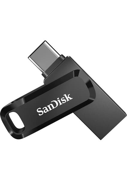 Sandisk Ultra Dual Drive Go USB Type C 256GB Füme Renk Hızlı Okuma 150 MB/s