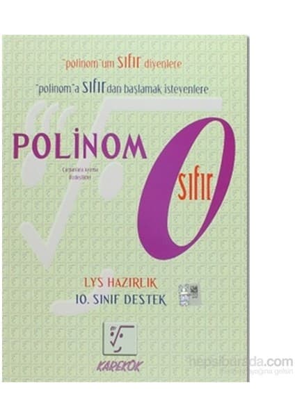 Karekök Yayıncılık Polinom Sıfır