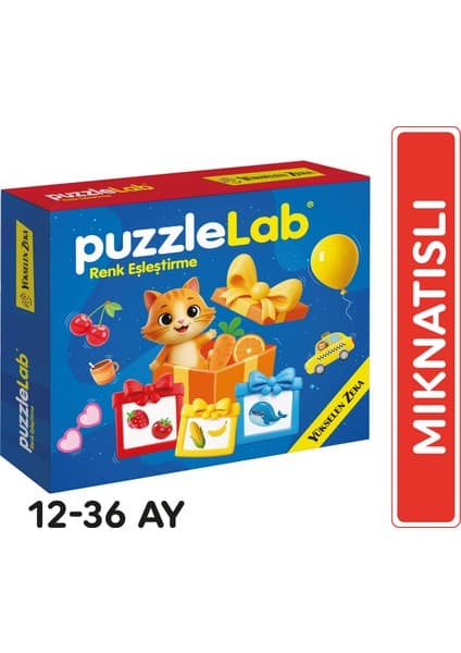 Yükselen Zeka 12-36 Ay PuzzleLab - İlk Renk Eşleştirme